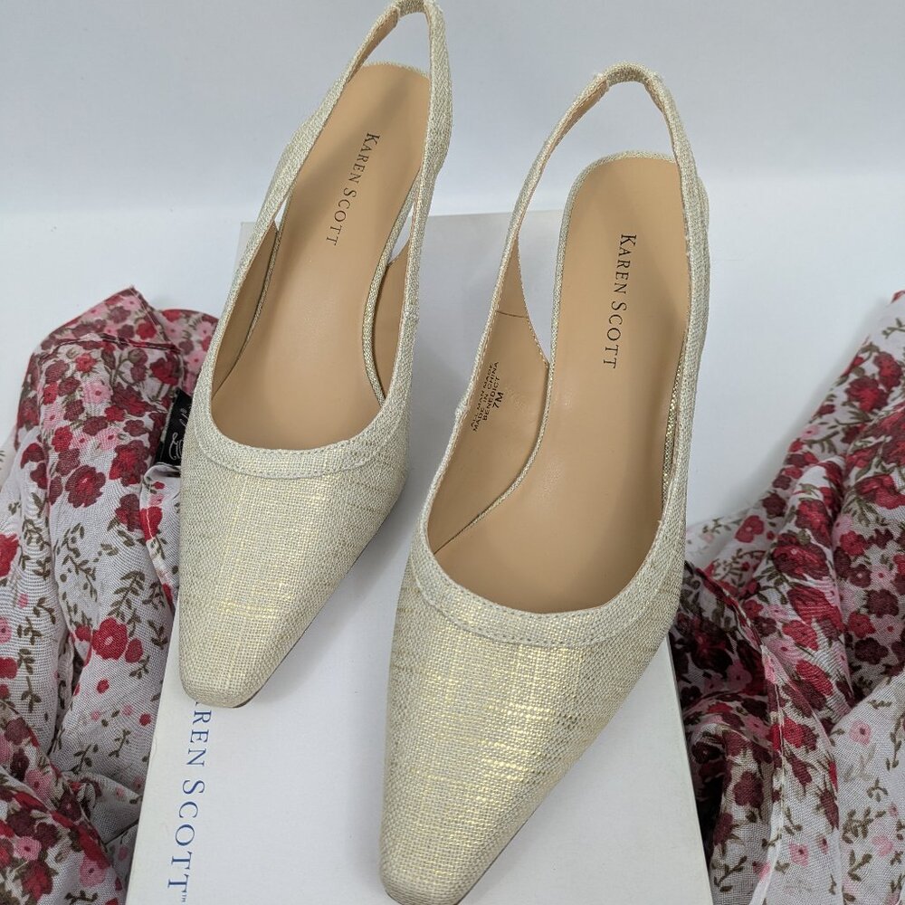 Karen Scott Slingback Pumps NWOT - Picture 4 of 10